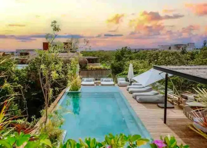5 Star Luxury Penthouse /private Pool/cenote Pool